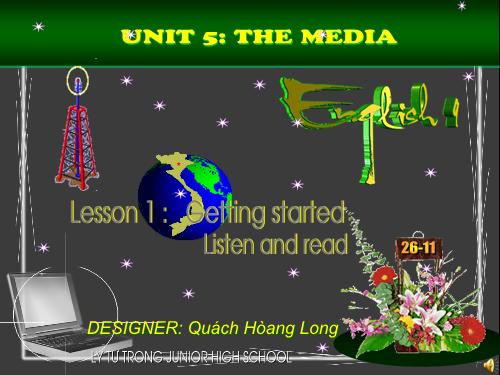 Unit 5. The media