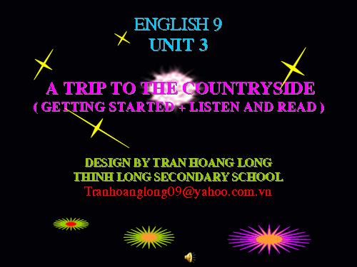 Unit 3. A trip to the countryside