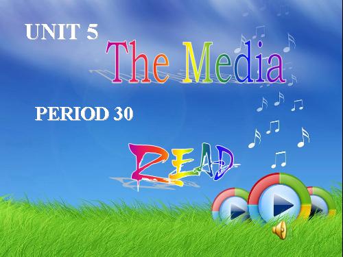 Unit 5. The media