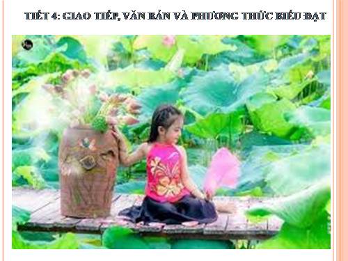 Bài 1. Giao tiếp, văn bản và phương thức biểu đạt