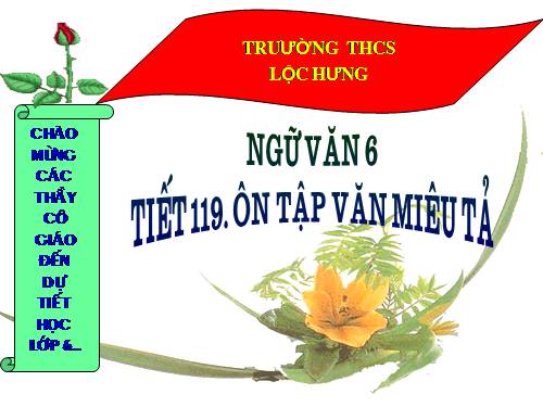 Bài 28. Ôn tập văn miêu tả