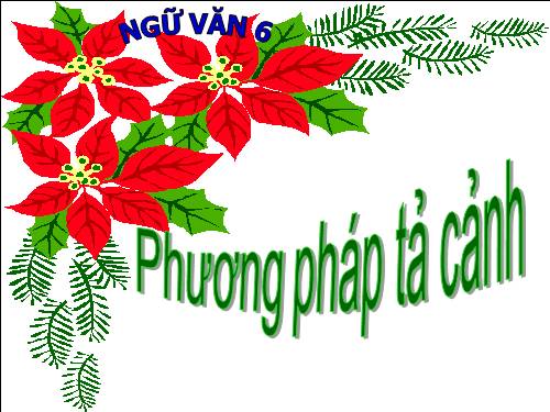 Bài 21. Phương pháp tả cảnh