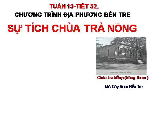 Bài 17. Chương trình địa phương (phần Văn và Tập làm văn)