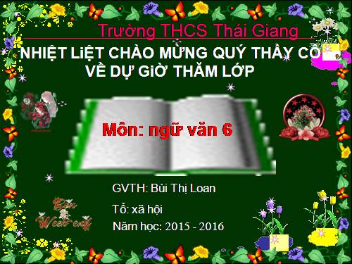 Bài 11. Chân, Tay, Tai, Mắt, Miệng