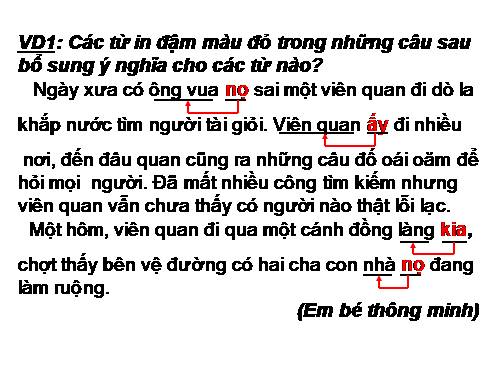 Bài 13. Chỉ từ