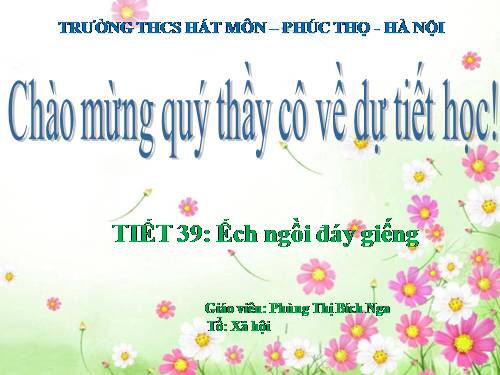 Bài 10. Ếch ngồi đáy giếng