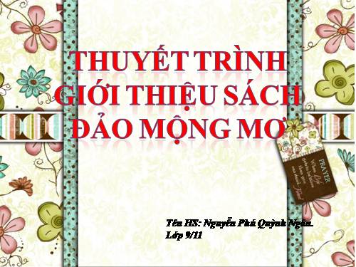 thuyêts trình sách