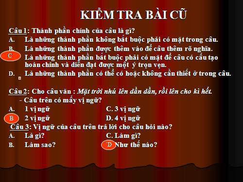 Bài 27. Câu trần thuật đơn có từ là