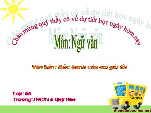 Bài 20. Bức tranh của em gái tôi