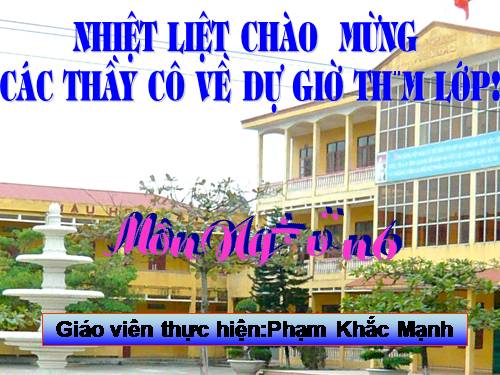 Bài 27. Câu trần thuật đơn có từ là