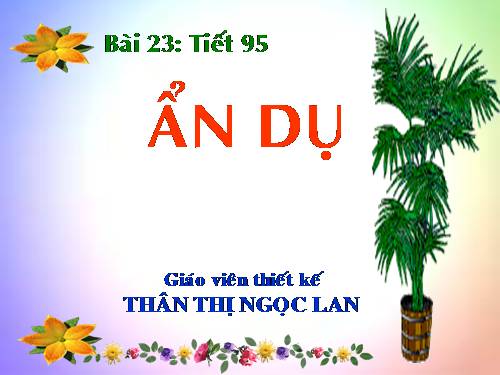 Bài 23. Ẩn dụ