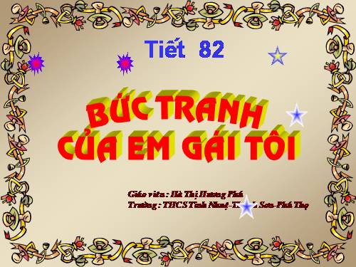 Bài 20. Bức tranh của em gái tôi