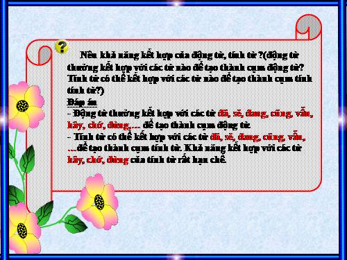 Bài 18. Phó từ