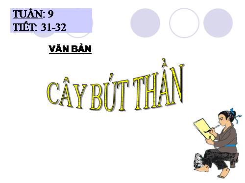 Bài 8. Cây bút thần