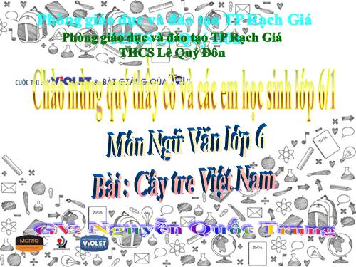 Bài 26. Cây tre Việt Nam