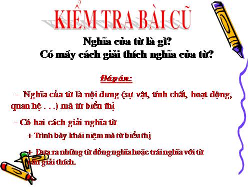 Bài 5. Từ nhiều nghĩa và hiện tượng chuyển nghĩa của từ
