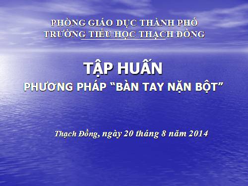 chuyen de ban tay nan bot