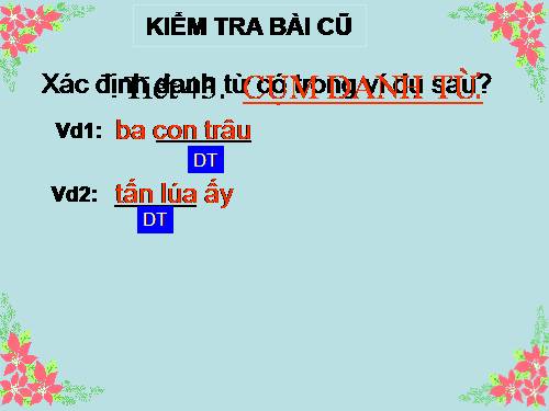 Bài 11. Cụm danh từ