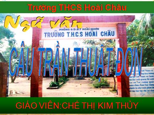 Bài 26. Câu trần thuật đơn