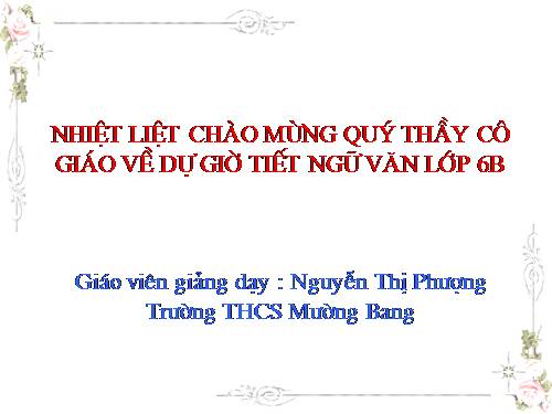 Bài 27. Câu trần thuật đơn có từ là