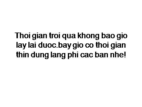 thoi gian