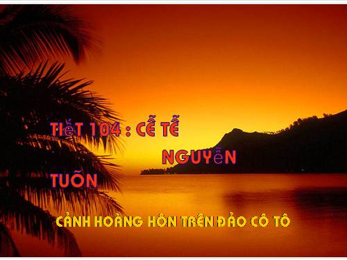Bài 25. Cô Tô