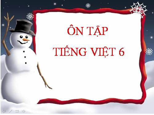 Bài 17. Ôn tập Tiếng Việt