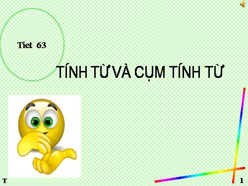 Bài 15. Tính từ và cụm tính từ