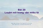 Bài 23. Luyện nói về văn miêu tả