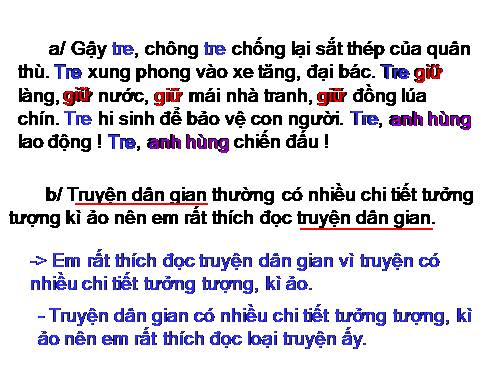 Bài 6. Chữa lỗi dùng từ