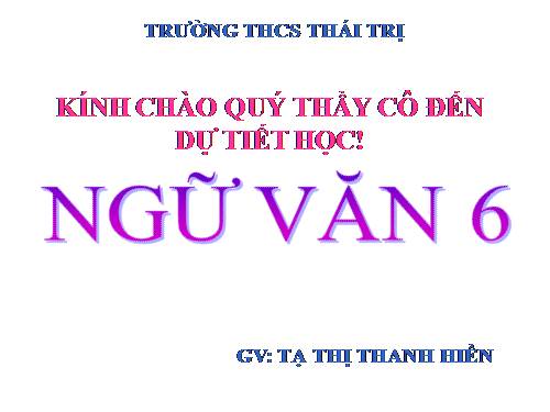 Bài 26. Câu trần thuật đơn