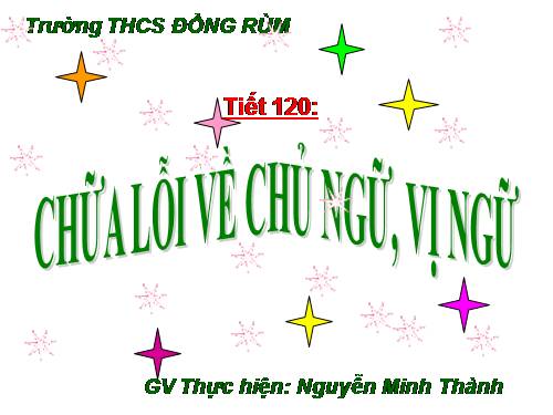 Bài 6. Chữa lỗi dùng từ