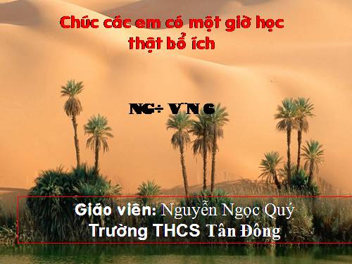 Bài 30. Bức thư của thủ lĩnh da đỏ