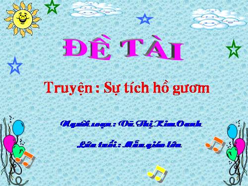 Bài 4. Sự tích Hồ Gươm