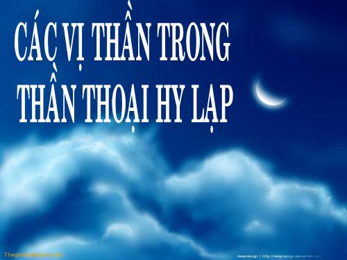 Tham khảo Thần thoại Hy Lạp