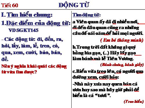 Bài 14. Động từ