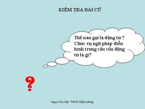 Bài 14. Cụm động từ