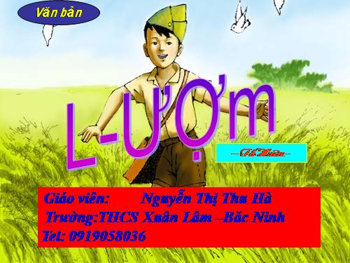 Bài 24. Lượm