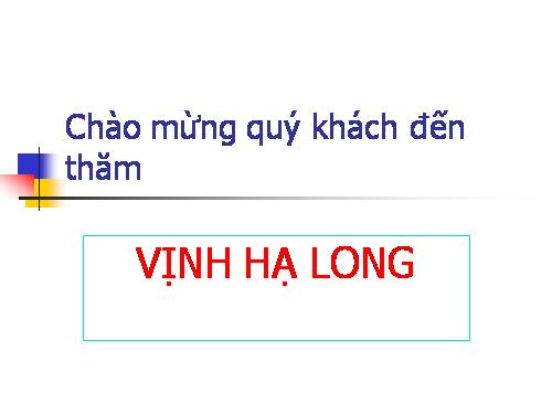 Vịnh Hạ Long