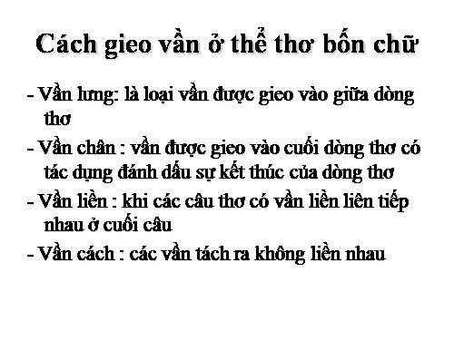 Bài 26. Hoạt động ngữ văn: Thi làm thơ năm chữ