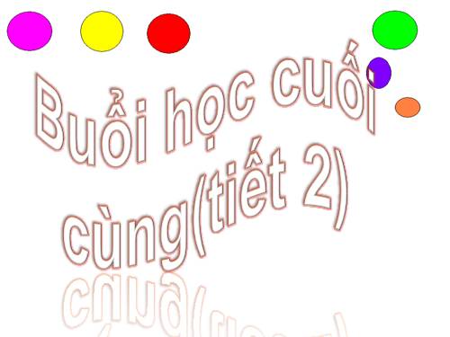 Bài 22. Buổi học cuối cùng