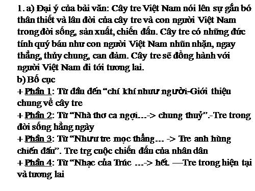 Bài 26. Cây tre Việt Nam