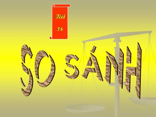 Bài 19. So sánh