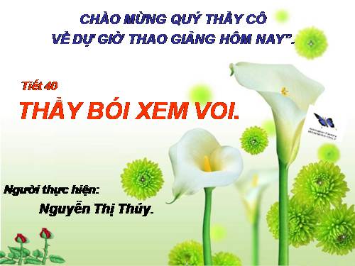 Bài 10. Thầy bói xem voi