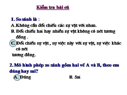 Bài 21. So sánh (tiếp theo)