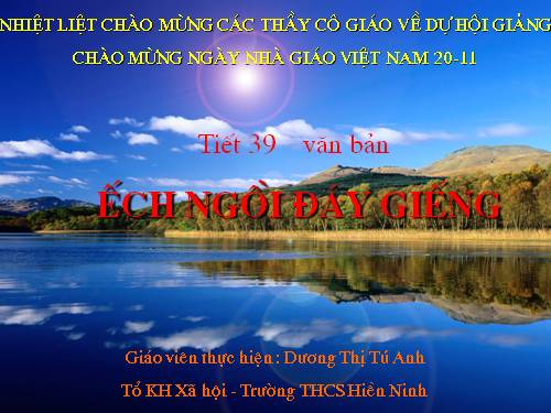 Bài 10. Ếch ngồi đáy giếng