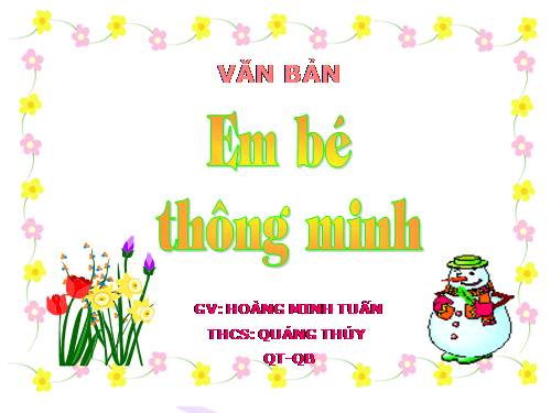 Bài 7. Em bé thông minh