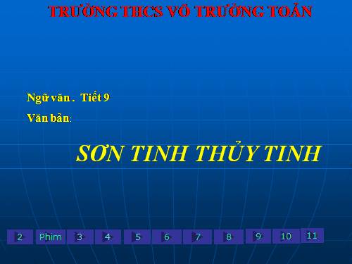 Bài 3. Sơn Tinh, Thuỷ Tinh