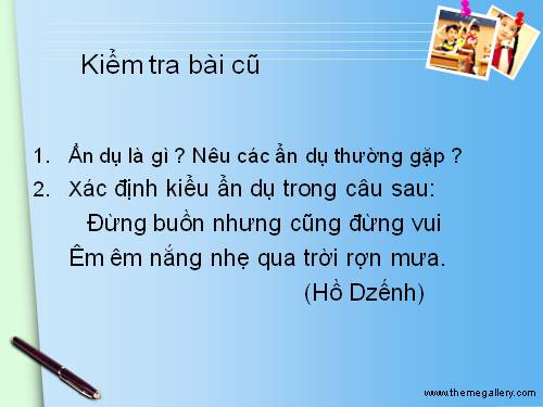 Bài 24. Hoán dụ