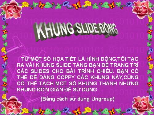 KHUNG SLIDE ĐỘNG